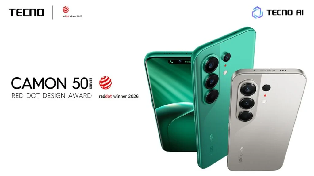 TECNO CAMON 50 Series Earns Red Dot and MUSE Design Awards 2026 for Aesthetic Innovation