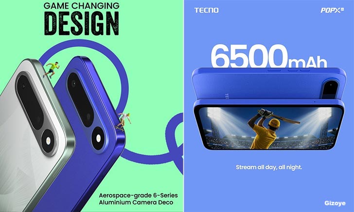 Tecno Pop X 5G goes official in India with Dimensity 6400, 6,500mAh battery and Amazon sale date