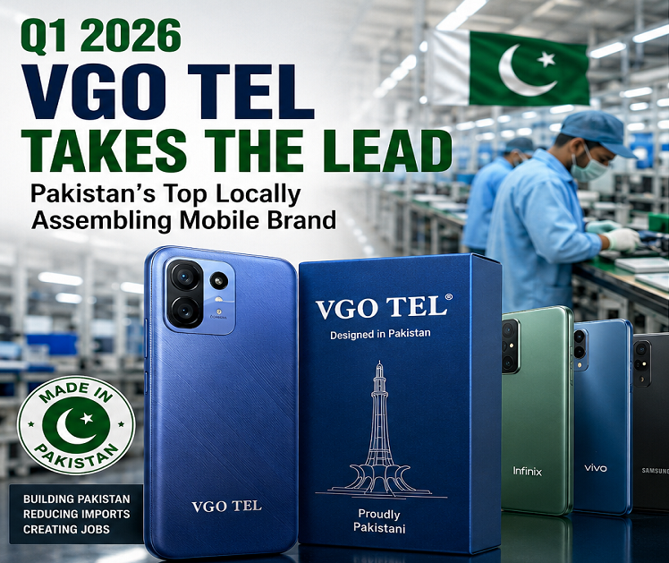 VGO TEL Claims Top Spot in Pakistan Mobile Manufacturing for Q1 2026