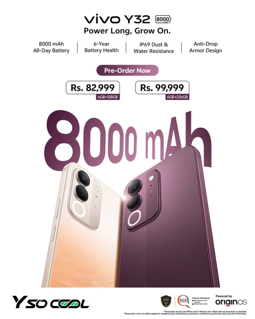 Vivo Y32 Price in Pakistan